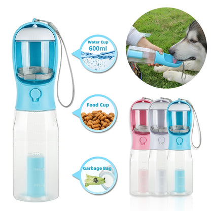 Stay Hydrated and Mess-Free with our 3-in-1 Pet Water Bottle