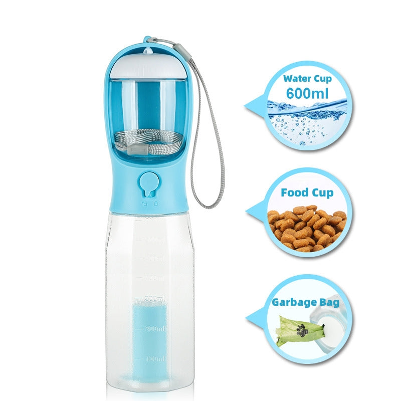 Stay Hydrated and Mess-Free with our 3-in-1 Pet Water Bottle